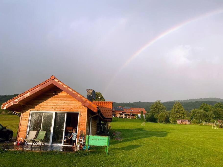 Polanka Beskid Niski Cute Cabin With Spectacular Views Hanczowa Extérieur photo