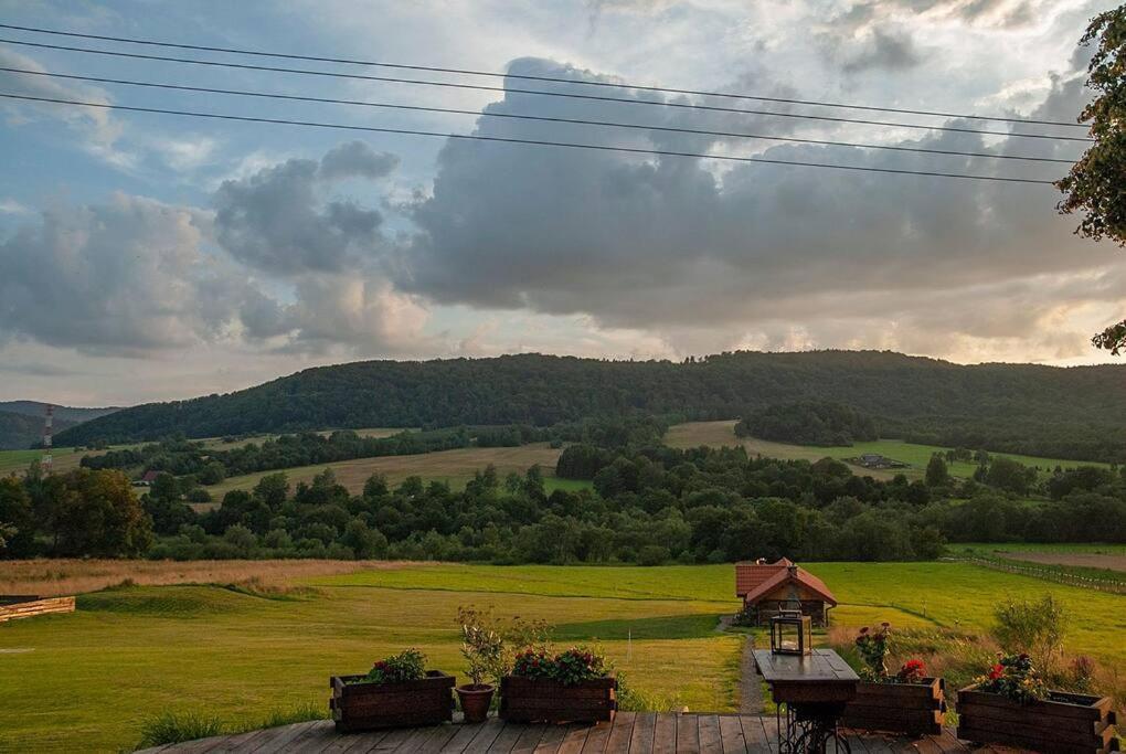 Polanka Beskid Niski Cute Cabin With Spectacular Views Hanczowa Extérieur photo
