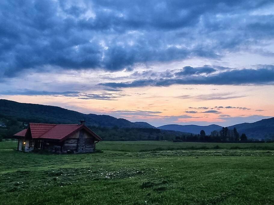 Polanka Beskid Niski Cute Cabin With Spectacular Views Hanczowa Extérieur photo