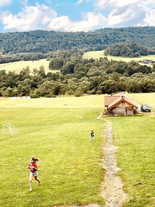 Polanka Beskid Niski Cute Cabin With Spectacular Views Hanczowa Extérieur photo