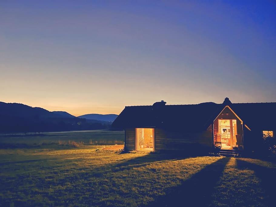 Polanka Beskid Niski Cute Cabin With Spectacular Views Hanczowa Extérieur photo