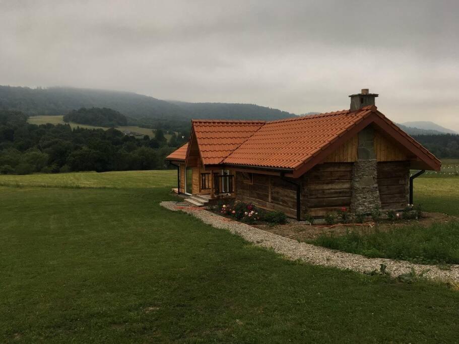 Polanka Beskid Niski Cute Cabin With Spectacular Views Hanczowa Extérieur photo